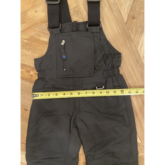 SLALOM Toddler Size Small Insulated Black Winter Ski Snow Bib Pants‎ Overalls - Picture 11 of 14